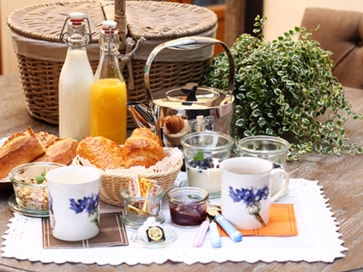 room-service breakfast
